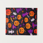 ハロウィよくはしゃぐン タペストリー (正面(横))