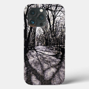 ハロウィインスパイアンブラック&ホワイトの電話ケース iPhone 13 PROケース