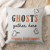 ハロウィカスタムンお洒落グおもしろいレイ幽霊 クッション (ブランケット)