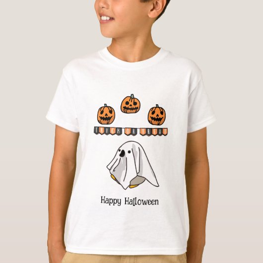 ハロウィカスタムンお洒落モダンおもしろい Tシャツ (正面)