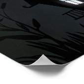 ハロウィカスタムンクールお洒落ウィッチのシルエット ポスター (角)