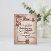 ハロウィカッコいいン魔女呪文ホリデーポストカード シーズンポストカード (スタンド正面)