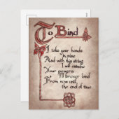 ハロウィカッコいいン魔女呪文ホリデーポストカード シーズンポストカード (正面/裏面)