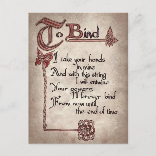 ハロウィカッコいいン魔女呪文ホリデーポストカード シーズンポストカード (正面)