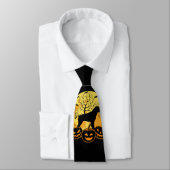 ハロウィクールーンコスチュームロットワイラー犬の贈り物 ネクタイ (タイ)