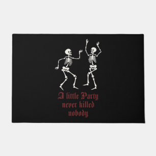 ハロウィコンテンポラリーーンの骨格 ドアマット