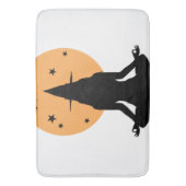 ハロウィコンテンポラリーーンヨガ魔女 バスマット (正面縦)