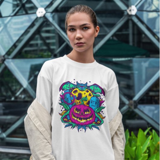 ハロウィサイケデリックン Tシャツ