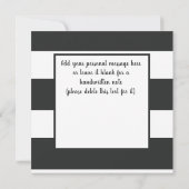 ハロウィストライプのンをテーマにした「ありがとう」 カード (裏面)