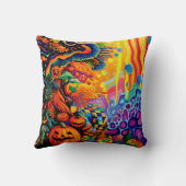 ハロウィトリップ(幻覚体験)のようなン クッション (裏面)