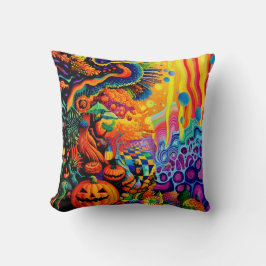 ハロウィトリップ（幻覚体験）のようなン クッション