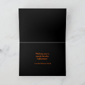 ハロウィパーソナライズされたンカード カード (内部)