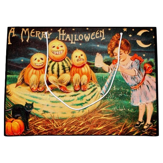 ハロウィメリーン ラージペーパーバッグ (正面)