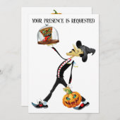 ハロウィユニークーンギャザリング招待状 招待状 (正面/裏面)