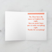 ハロウィンありがとう サンキューカード (内部)