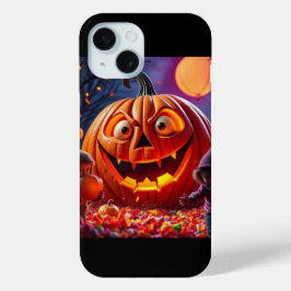 ハロウィンおっちょこちょいのカボチャiPhone 15ケース – ギフトユニーク iPhone 15ケース