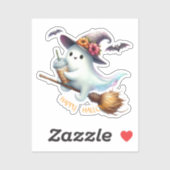 ハロウィンおばけおめでとう シール (シート)