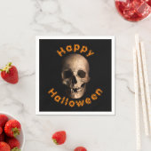 ハロウィンおばけのドクロ スタンダードカクテルナプキン (インサイチュ)