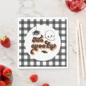 ハロウィンおばけの2歳の誕生日 スタンダードランチョンナプキン (インサイチュ)