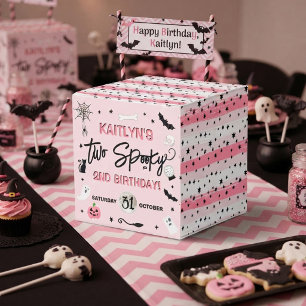 ハロウィンおばけ2姉妹 2歳の誕生日パーティー フェイバーボックス