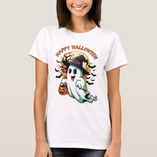 ハロウィンおばけ Tシャツ (正面)