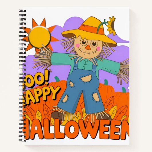 ハロウィンおめでとう少年  ノートブック (正面)