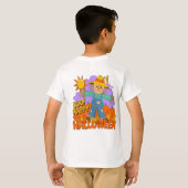 ハロウィンおめでとう少年  Tシャツ (裏面フル)
