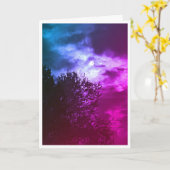 ハロウィンおめでとう！！！　おりたたみ式グリーティングカード カード (黄色い花)