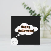 「ハロウィンおめでとう!」のグリーティングカード シーズンカード (スタンド正面)
