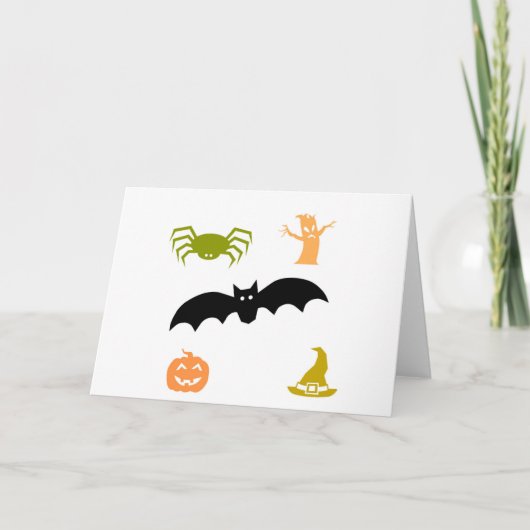 ハロウィンおめでとう カード (正面)