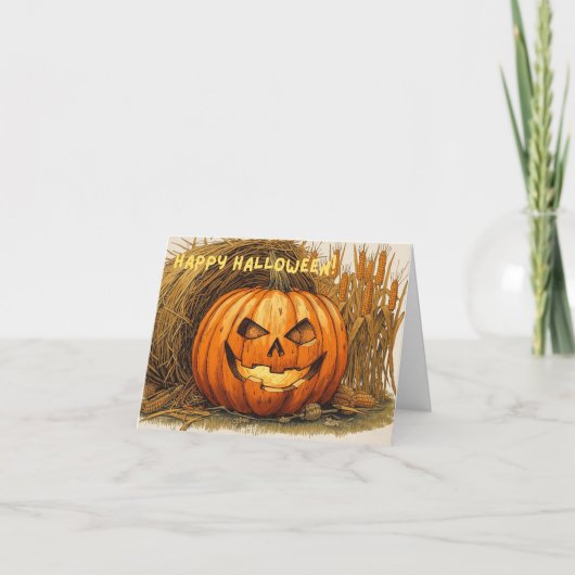 ハロウィンおめでとう シーズンカード (正面)