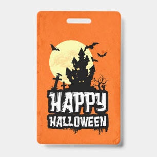 ハロウィンおめでとう バッジ
