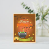 ハロウィンおめでとう ポストカード (スタンド正面)