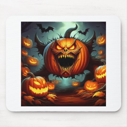 ハロウィンおめでとう マウスパッド (正面)