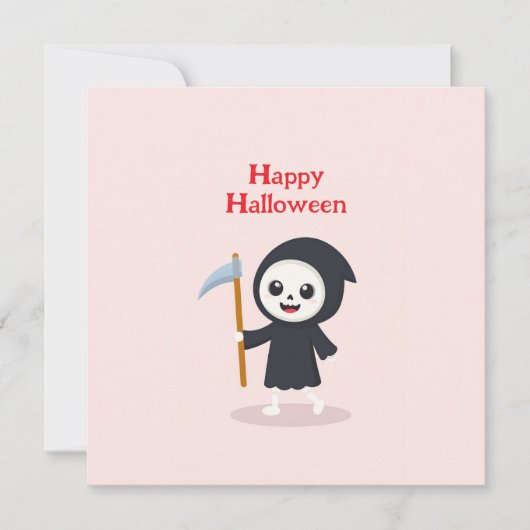 ハロウィンおめでとう 招待状 (正面)