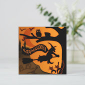 ハロウィンおめでとう 招待状 (スタンド正面)