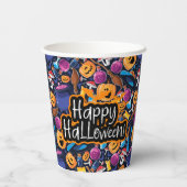 ハロウィンおめでとう 紙コップ (裏面)