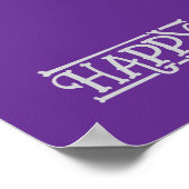 ハロウィンおもしろいかわいいお洒落三幽霊 ポスター (角)