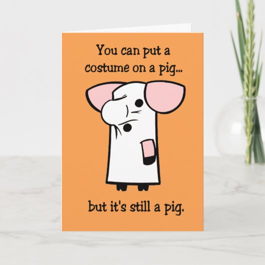 ハロウィンおもしろいなカード カード (正面)