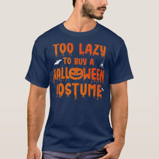 ハロウィンおもしろいのコスメ買ンパーティーに対して怠け過ぎる Tシャツ