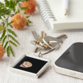 ハロウィンおもしろいのペエカボデザイン キーホルダー (側面)