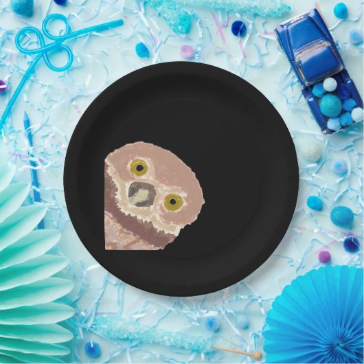 ハロウィンおもしろいのペエカボデザイン ペーパープレート (パーティー)