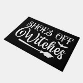 ハロウィンおもしろいの形式の靴 ドアマット (アングル)