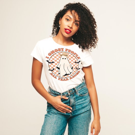 ハロウィンおもしろいイントロバート|私は幽霊の人々一年中 Tシャツ