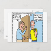 ハロウィンおもしろいシクロプスティースマグカード&ギフト ポストカード (正面/裏面)