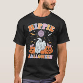 ハロウィンおもしろいディスコ幽霊ヒッパイハロウィーン Tシャツ (正面)