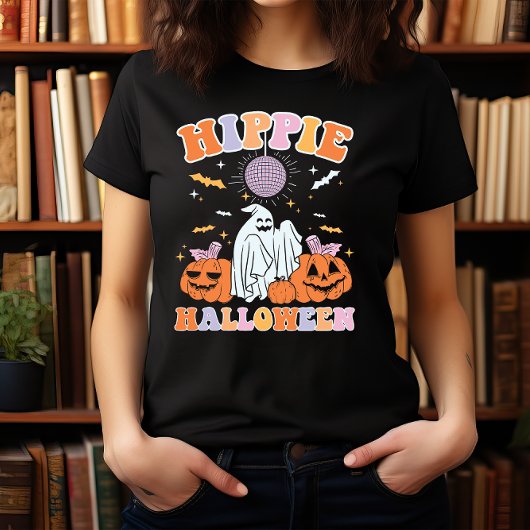 ハロウィンおもしろいディスコ幽霊ヒッパイハロウィーン Tシャツ