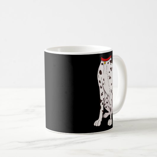 ハロウィンおもしろいドッグ動物コスプレ用コスチューム コーヒーマグカップ (正面右)