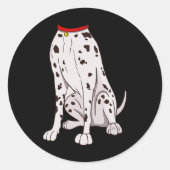 ハロウィンおもしろいドッグ動物コスプレ用コスチューム ラウンドシール (正面)