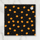 ハロウィンおもしろいパンプキンパーティー付きミイラ歩く フェイバータグ (裏面)